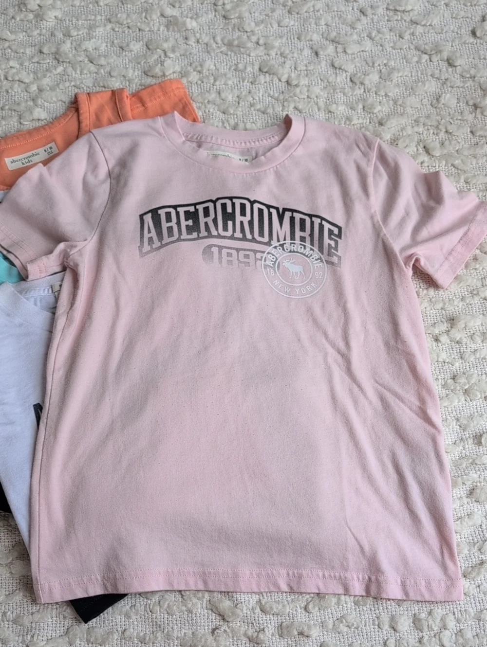 Abercrombie & Fitch Kids Graphic Logo Tee Bundle Set Medium Large Boys